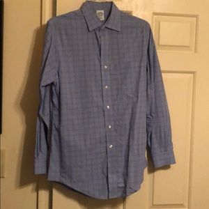 Brooks Brothers Slim Fit blue checked shirt
